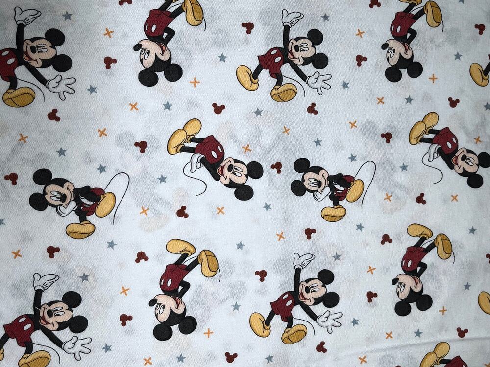 Mickey Vintage Icons Classic Disney Cotton Fabric - 3/4 yd | Destash